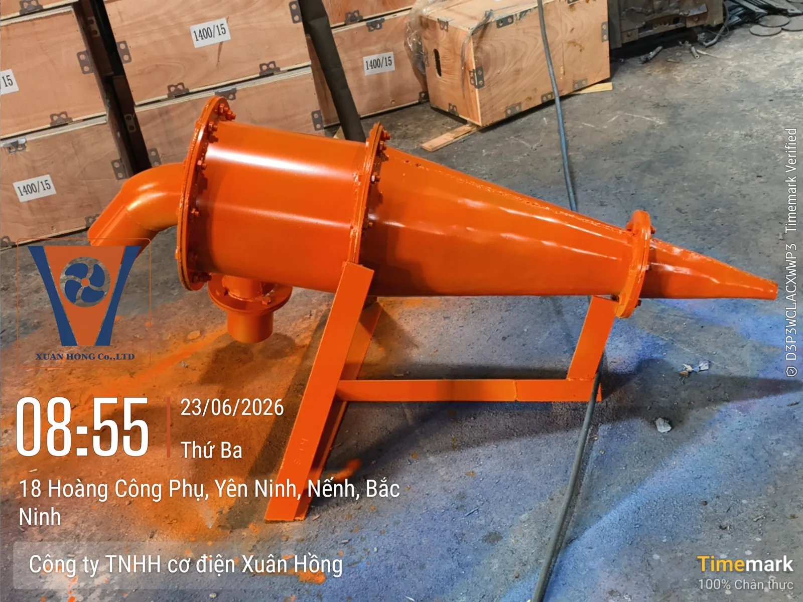 Cyclone tách cát Ø380 — thumbnail 3