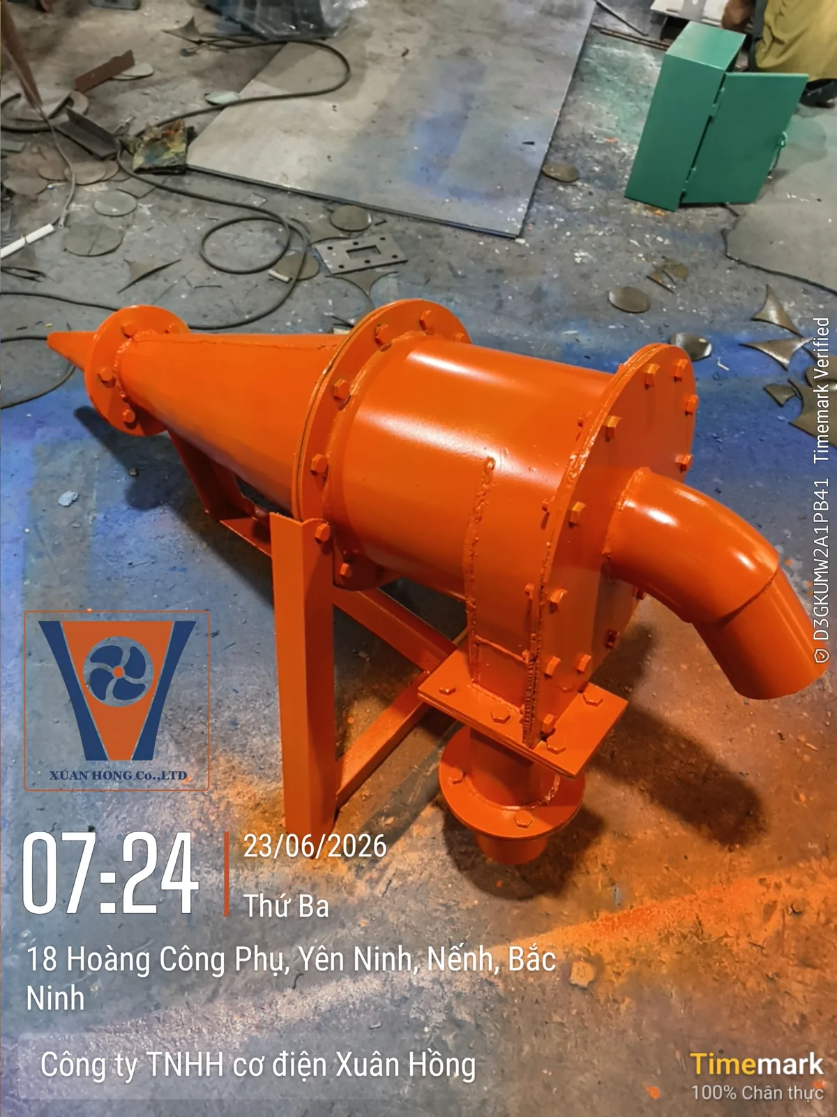 Cyclone tách cát Ø380 — thumbnail 4